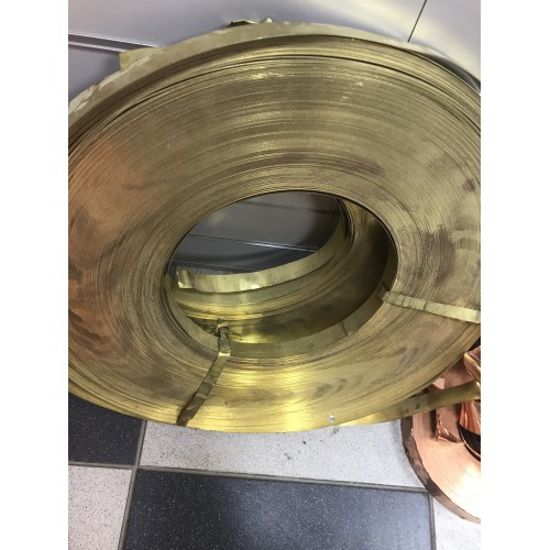 Лента латунная радиаторная 0,18х200мм Л90 хк ГОСТ 20707-2015